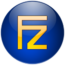 Filezilla Bleu Icon